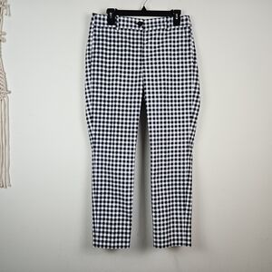 J.Crew Skimmer pant in gingham Size 8 Career Preppy